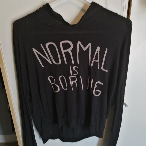 Normal is boring soft hoodie - Picture 2 of 8
